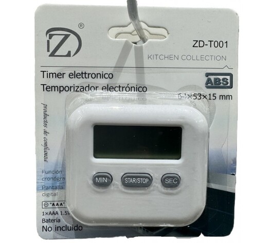ΨΗΦΙΑΚΟ ΧΡΟΝΟΜΕΤΡΟ ΚΟΥΖΙΝΑΣ ZD-T001