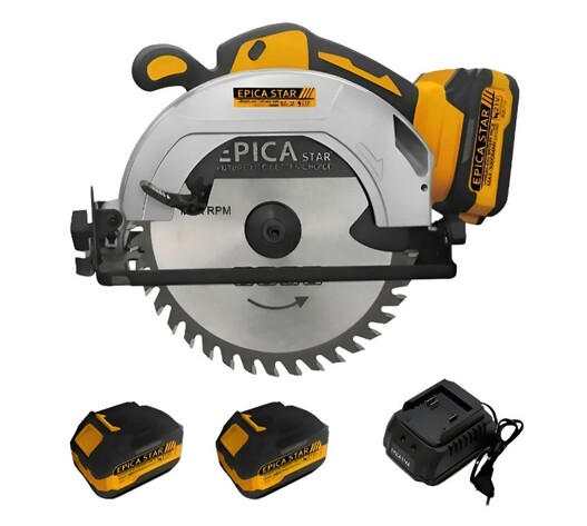 EPICA STAR ΦΟΡΗΤΟ ΔΙΣΚΟΠΡΙΟΝΟ ΜΕ 2 ΜΠΑΤΑΡΙΕΣ 21V EP-10115