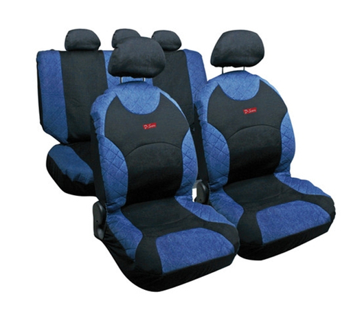 ΚΑΛΥΜΜΑΤΑ ΚΑΘΙΣΜΑΤΩΝ "DRIVE-JEANS" ΣΕΤ - ΜΠΛΕ