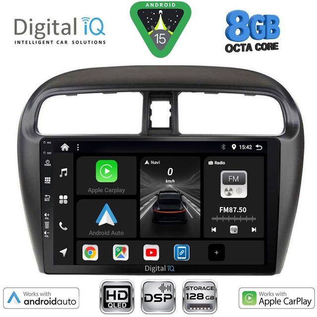 DIGITAL IQ BXF 7448_CPAA (9inc) MULTIMEDIA TABLET for MITSUBISHI SPACESTAR mod. 2013-2020