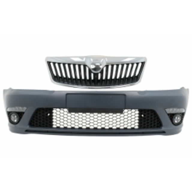 Μπροστινός προφυλακτήρας κατάλληλος για Skoda Octavia II Mk2 1Z Facelift (2009-2013) RS Design