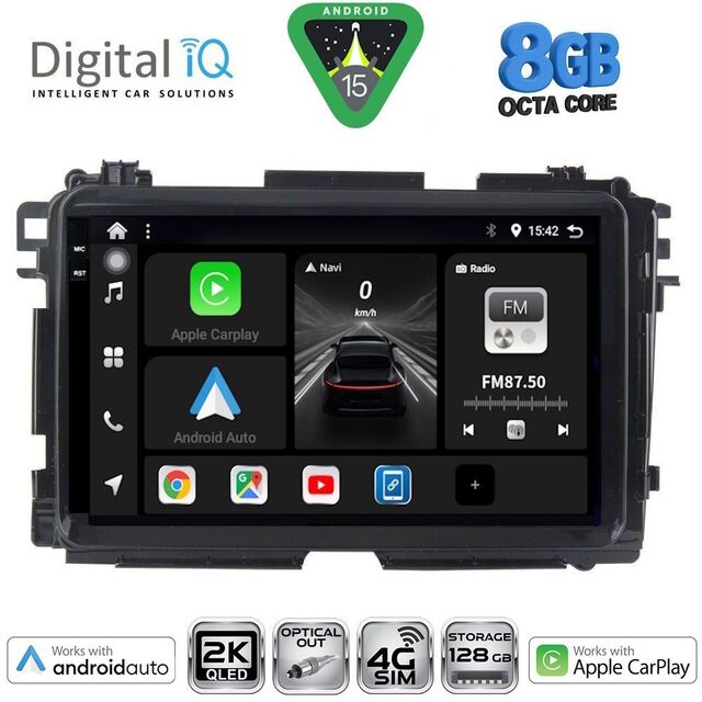 DIGITAL IQ BXK 20201_CPAA (10inc) MULTIMEDIA TABLET for HONDA HRV mod. 2015-2021