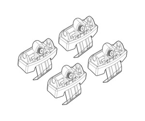 ΑΚΡΑ ΓΙΑ ΜΠΑΡΕΣ NORDRIVE ΓΙΑ FIAT 500X 11/14+ KIT