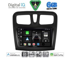 DIGITAL IQ BXF 17108SQ_CPAA (9inc) MULTIMEDIA TABLET for DACIA LOGAN – SANDERO mod. 2012-2019