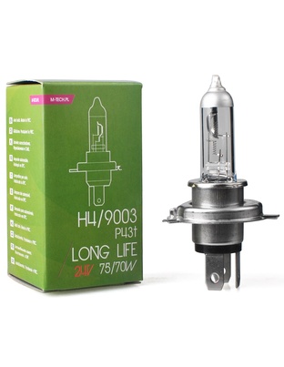 H4 24V 75/70W P43t POWERTEC LONG LIFE ΑΛΟΓΟΝΟΥ 1ΤΕΜ. ΚΟΥΤΙ M-TECH