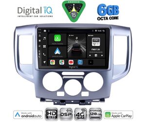 DIGITAL IQ BXF 17458SL_CPAA (9inc) MULTIMEDIA TABLET for NISSAN NV 200 mod. 2009-2020 (SILVER)