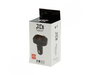 WIRELESS CAR KIT BLUETOOTH 2.1A X8