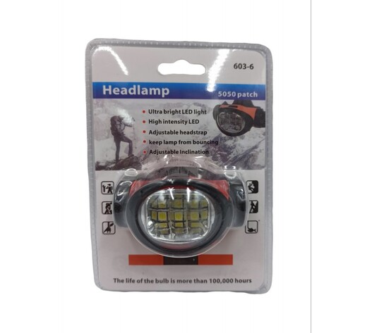 ΦΑΚΟΣ ΚΕΦΑΛΗΣ ΜΕ 6 LED RX-603-6