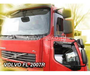 ΑΝΕΜΟΘΡΑΥΣΤΕΣ ΓΙΑ RENAULT GAMA D /PREMIUM VAN/DAF LF/PREMIUM/KERAX/MIDLUM / MANAGER/VOLVO FE 2007R ΖΕΥΓΑΡΙ ΑΠΟ ΕΥΚΑΜΠΤΟ ΦΙΜΕ ΠΛΑΣΤΙΚΟ HEKO - 2 ΤΕΜ.
