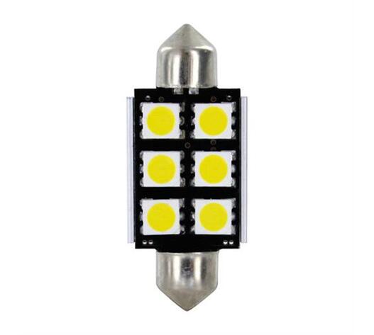 Λαμπάκια Πλαφονιέρας 24-30V SV8,5-8 15x39mm 108lm HYPER-LED18 (Διπλής Πολικότητας) BLISTER 2τεμ