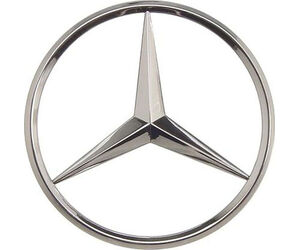 Σήμα πλαστικό πόρτ μπαγκάζ 8,5cm με pins - Μercedes-Benz
