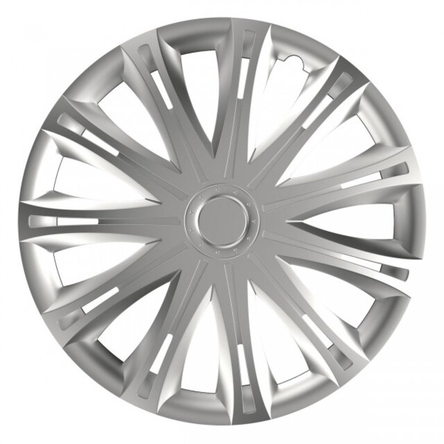 Amio - ΤΑΣΙΑ 17" HUBCAP SPARK ΑΣΗΜΙ - - ΣΕΤ 4ΤΕΜ ΣΕ KOYTI (5981/AM)