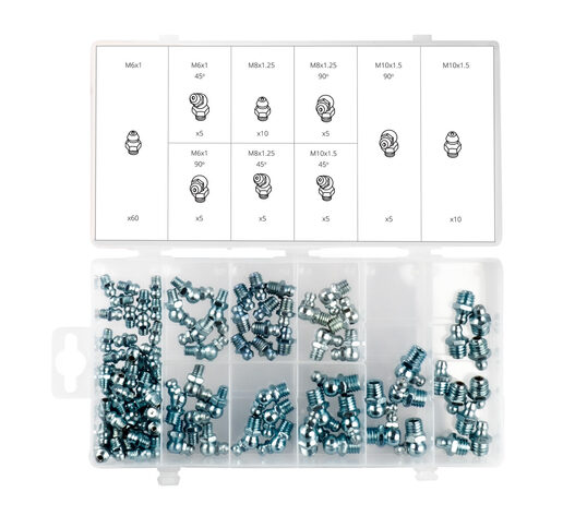 Amio - ΓΩΝΙΕΣ ΛΙΠΑΝΣΗΣ(ΓΡΑΣΣΑΔΟΡΟΙ) 45 & 90 ΜΟΙΡΩΝ M6/M8/M10 - 110 TEM. (03142/AM)