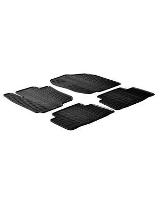 LAMPA - ΠΑΤΑΚΙΑ ΑΥΤΟΚΙΝΗΤΟΥ ΑΠΟ ΛΑΣΤΙΧΟ ΓΙΑ TOYOTA RAV4 02/2006-2013 ΣΕ ΜΑΥΡΟ ΧΡΩΜΑ ME ΚΟΥΜΠΩΜΑΤΑ - 4 ΤΕΜ.