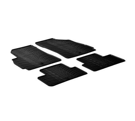 LAMPA - ΠΑΤΑΚΙΑ ΑΥΤΟΚΙΝΗΤΟΥ ΑΠΟ ΛΑΣΤΙΧΟ ΓΙΑ CHEVROLET ORLANDO 01/2011-09/2015 ΣΕ ΜΑΥΡΟ ΧΡΩΜΑ ME ΚΟΥΜΠΩΜΑΤΑ - 4 ΤΕΜ.