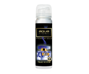 Aqua - ΑΡΩΜΑΤΙΚΟ ΑΥΤΟΚΙΝΗΤΟΥ ΣΕ ΣΠΡΕΙ (SPRAY) ΜΕ ΑΡΩΜΑ BLUE WATER PREMIUM GOLD SERIES 75ml AQUA - 1 TEM. (10-889/AQ)