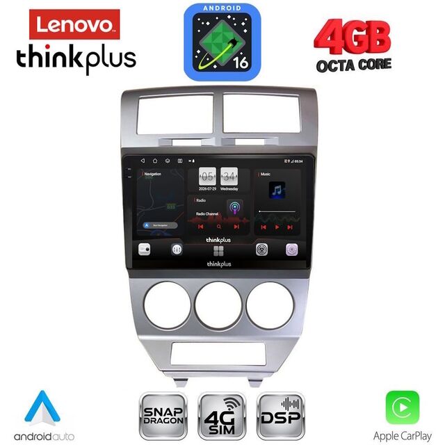 LENOVO LTG 7275_CPA (10inc) MULTIMEDIA TABLET for DODGE CALIBER mod. 2006-2012