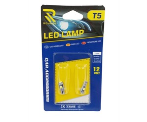 RCHANG LED ΨΕΙΡΕΣ ΑΥΤΟΚΙΝΗΤΟΥ ΛΕΥΚΟ ΦΩΣ T5/12V W14040