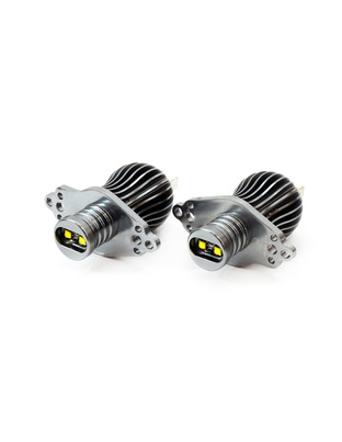 Amio – LED Λαμπάκια Angel Eyes 20W 340lm 5600K CANBUS για BMW Σειρά 3 E90 Sedan / E91 Station Wagon 2008 (LCI Halogen) για Καθαρό Λευκό Φως & Χωρίς Σφάλματα – Σετ 2 Τεμ. (01542/AM)