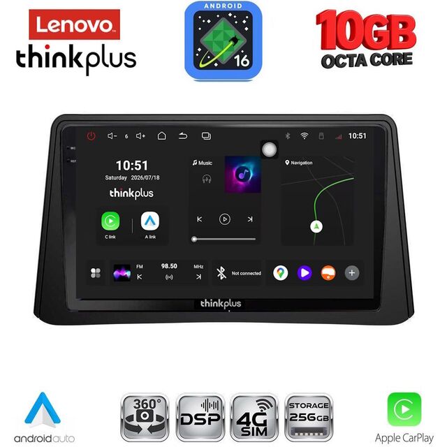 LENOVO LTM 11496_CPA (9inc) MULTIMEDIA TABLET for OPEL MOKKA mod. 2012-2015
