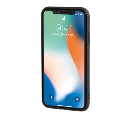 APPLE iPHONE X ΘΗΚΗ ΚΙΝΗΤΟΥ DUO POCKET ΜΑΥΡΟ-ΚΟΚΚΙΝΟ ΜΑΓΝΗΤΙΚΗ SILVER LINE