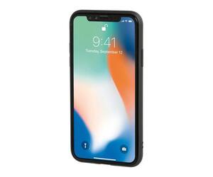 APPLE iPHONE X ΘΗΚΗ ΚΙΝΗΤΟΥ DUO POCKET ΜΑΥΡΟ-ΚΟΚΚΙΝΟ ΜΑΓΝΗΤΙΚΗ SILVER LINE