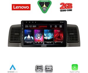 LENOVO LVD 2712BL_CPA (9inc) MULTIMEDIA TABLET for TOYOTA COROLLA mod. 2001-2006 (BLACK)