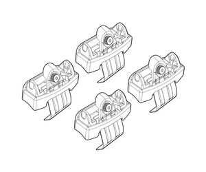 ΑΚΡΑ ΓΙΑ ΜΠΑΡΕΣ NORDRIVE ΓΙΑ MAZDA 3 5D 01/14+ KIT