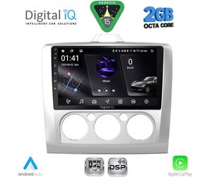 DIGITAL IQ RSF 4156SL_CPA A/C (9inc) MULTIMEDIA TABLET for FORD FOCUS mod. 2005-2012 (SILVER)
