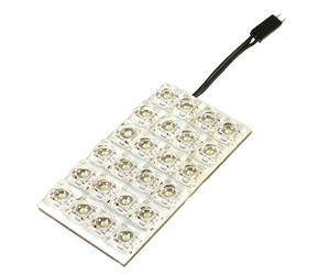 ΠΛΑΦΟΝΙΕΡΑ ΜΕ 24 LED (35x65mm)