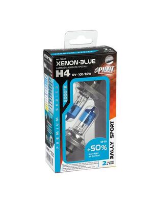 H4 12V 100/80W P43t XENON BLUE 5.000K +50% 2ΤΕΜ