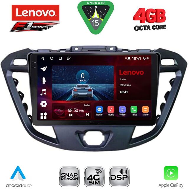 LENOVO SSQ 9177_CPA (9inc) MULTIMEDIA TABLET for FORD TRANSIT CUSTOM | TOURNEO CUSTOM mod. 2013-2019