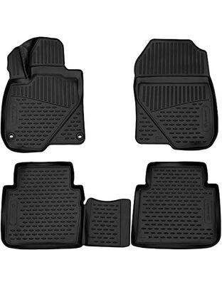 ΠΑΤΑΚΙΑ ΣΕ ΣΚΑΦΗ TPE ΛΑΣΤΙΧΟ ΓΙΑ MITSUBISHI OUTLANDER 5D 2012+  ΣΕ ΜΑΥΡΟ ΧΡΩΜΑ NOVLINE - 4 ΤΕΜ.
