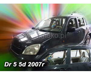 ΑΝΕΜΟΘΡΑΥΣΤΕΣ ΓΙΑ DR 5 MOTOR 5D 2007+ ΣΕΤ ΑΥΤΟΚΙΝΗΤΟΥ ΑΠΟ ΕΥΚΑΜΠΤΟ ΦΙΜΕ ΠΛΑΣΤΙΚΟ HEKO - 4 ΤΕΜ.
