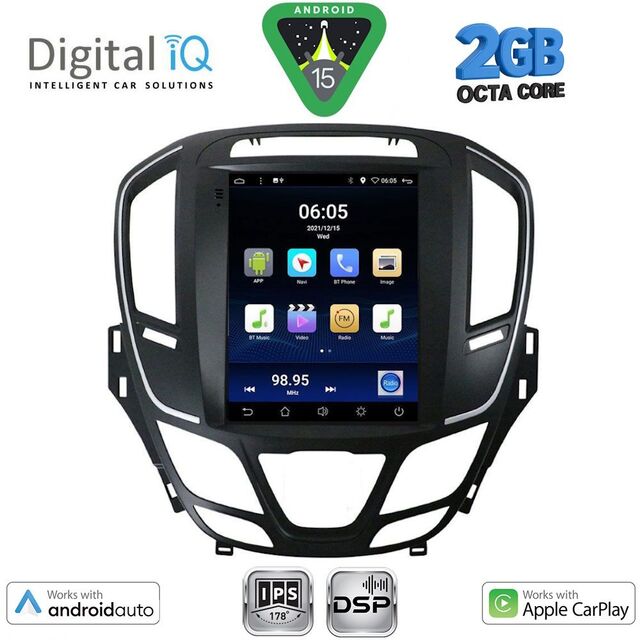 DIGITAL IQ BXF 5915_CPAA TESLA STYLE  for OPEL INSIGNIA II  2014-2017
