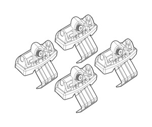 ΑΚΡΑ ΓΙΑ ΜΠΑΡΕΣ NORDRIVE ΓΙΑ LANDROVER DISCOVERY SPORT 5D 02/15+ KIT