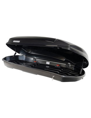 Menabo - Μπαγκαζιέρα Οροφής Satellite 600 Duo Black Crab με Δαγκάνες σε Μαύρο Γυαλιστερό Χρώμα από ABS Πλαστικό με Διαστάσεις 197,6x94,1x46,7 cm - 1 Τεμ. (16920/MB)