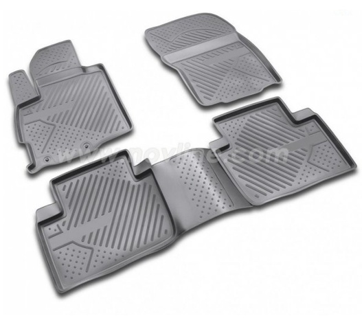 ΠΑΤΑΚΙΑ ΣΕ ΣΚΑΦΗ TPE ΛΑΣΤΙΧΟ ΓΙΑ CITROEN C-CROSSER 5D 2008-2014  ΣΕ ΜΑΥΡΟ ΧΡΩΜΑ NOVLINE - 4 ΤΕΜ.