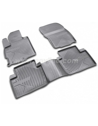 ΠΑΤΑΚΙΑ ΣΕ ΣΚΑΦΗ TPE ΛΑΣΤΙΧΟ ΓΙΑ CITROEN C-CROSSER 5D 2008-2014  ΣΕ ΜΑΥΡΟ ΧΡΩΜΑ NOVLINE - 4 ΤΕΜ.