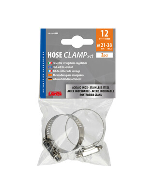 ΚΟΛΙΕΔΕΣ ΣΦΙΓΚΤΗΡΕΣ ΥΨΟΥΣ 12mm & ΔΙΑΜΕΤΡΟΥ 21>38mm ΑΠΟ ΑΝΟΞΕΙΔΩΤΟ ΑΤΣΑΛΙ 2 ΤΕΜ.
