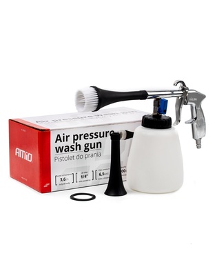 Amio - ΠΙΣΤΟΛΙ ΑΕΡΟΣ 6,5 BAR ΜΕ ΔΟΧΕΙΟ ΠΛΥΣΙΜΑΤΟΣ 1000ml PT-12 - 1 ΤΕΜ. (02630/AM)
