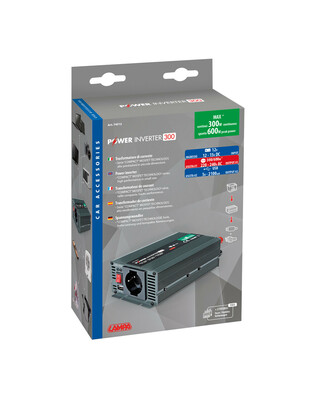 POWER INVERTER 300 ΜΕΤΑΤΡΟΠΕΑΣ 12V > 220V MAX POWER 300W - PEAK POWER 600W