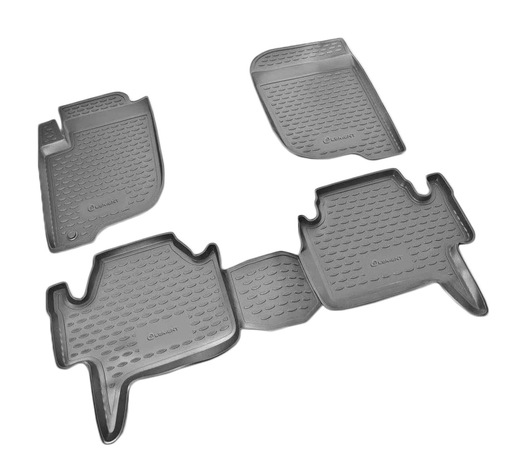 ΠΑΤΑΚΙΑ ΣΕ ΣΚΑΦΗ TPE ΛΑΣΤΙΧΟ ΓΙΑ MITSUBISHI PAJERO SPORT 5D 2008+  ΣΕ ΜΑΥΡΟ ΧΡΩΜΑ NOVLINE - 4 ΤΕΜ.