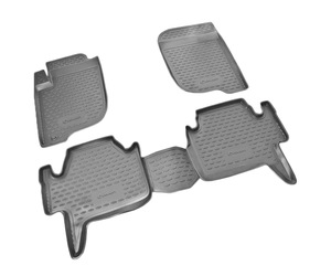 ΠΑΤΑΚΙΑ ΣΕ ΣΚΑΦΗ TPE ΛΑΣΤΙΧΟ ΓΙΑ MITSUBISHI PAJERO SPORT 5D 2008+  ΣΕ ΜΑΥΡΟ ΧΡΩΜΑ NOVLINE - 4 ΤΕΜ.