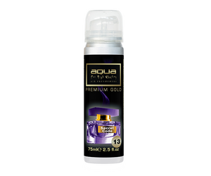 Aqua - ΑΡΩΜΑΤΙΚΟ ΑΥΤΟΚΙΝΗΤΟΥ ΣΕ ΣΠΡΕΙ (SPRAY) ΜΕ ΑΡΩΜΑ SECRET CODE PREMIUM GOLD SERIES 75ml AQUA - 1 TEM. (10-807/AQ)