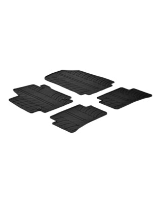 LAMPA - ΠΑΤΑΚΙΑ ΑΥΤΟΚΙΝΗΤΟΥ ΑΠΟ ΛΑΣΤΙΧΟ ΓΙΑ RENAULT CAPTUR 05/2013-11/2019 / CLIO IV 5D 10/2012-07/2019 / CLIO IV GENERATION 08/2019-03/2020 / CLIO IV SPORTER 04/2013-03/2020 ΣΕ ΜΑΥΡΟ ΧΡΩΜΑ ME ΚΟΥΜΠΩΜΑΤΑ - 4 ΤΕΜ.