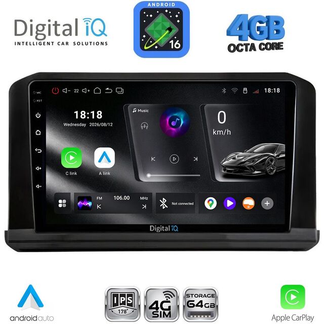 DIGITAL IQ RTG 6456B_CPA (10inc) MULTIMEDIA TABLET for NISSAN NAVARA mod. 2025+