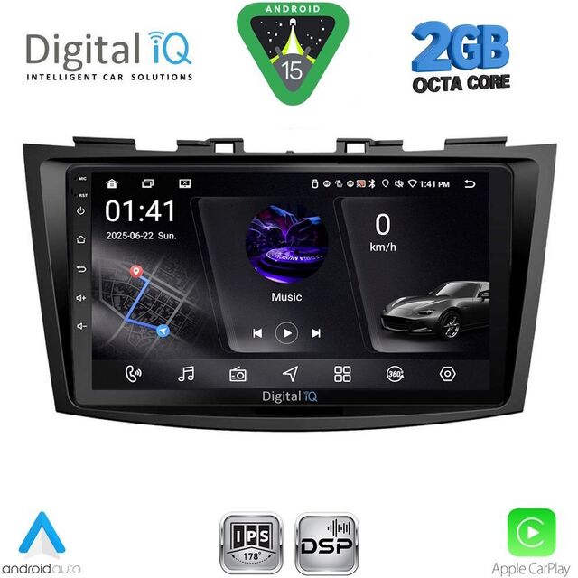 DIGITAL IQ RSF 4685_CPA (9inc) MULTIMEDIA TABLET for SUZUKI SWIFT mod. 2011-2016