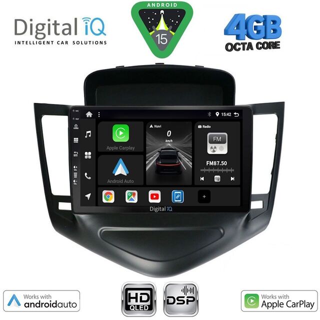 DIGITAL IQ BXF 16076A_CPAA (9inc) MULTIMEDIA TABLET for CHEVROLET CRUZE mod. 2008-2012