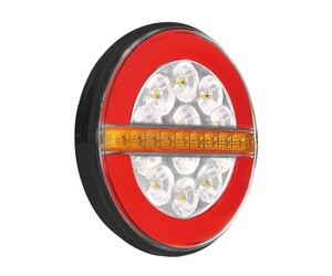 ΦΩΣ ΠΙΣΩ ΑΡΙΣΤΕΡΟ 12/24V DYNAMIC-O 140 mm ΜΕ 29 LED 3 ΧΡΗΣΕΙΣ ΘΕΣΕΩΣ/ΦΛΑΣ/STOP (ΚΟΚΚΙΝΟ/ΠΟΡΤΟΚΑΛΙ/ΛΕΥΚΟ) - 1 ΤΕΜ.